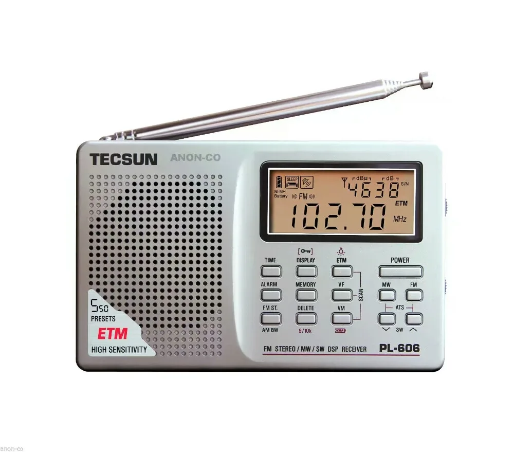 Цифровой PLL Портативный Радиоприемник FM Стерео Ю МВТ LW DSP Всемирный Приемник