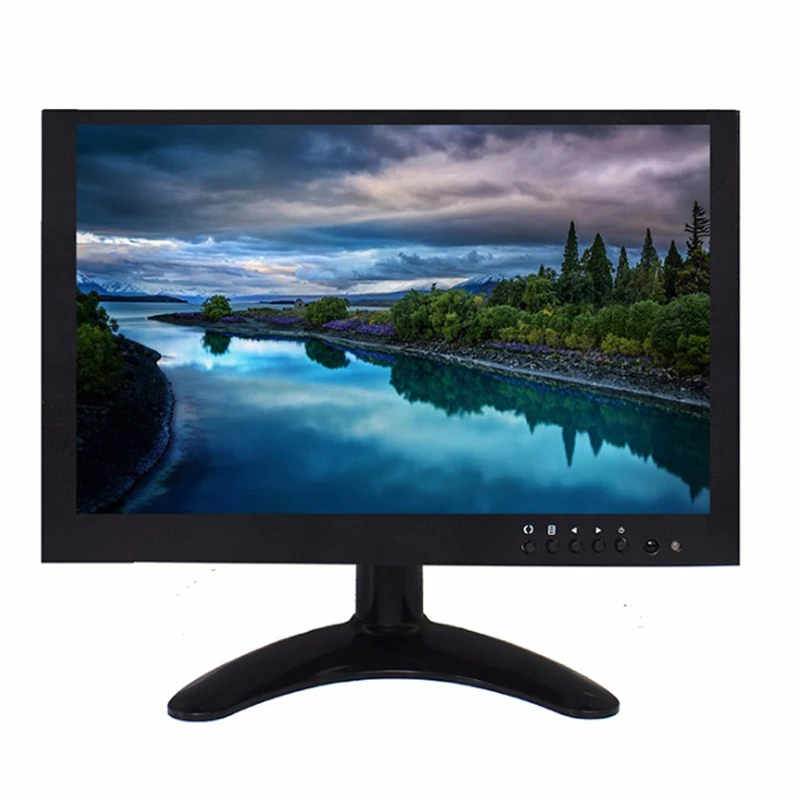 10-дюймовый портативный промышленный металлический монитор HD HDMI VGA AV BNC 1280*800