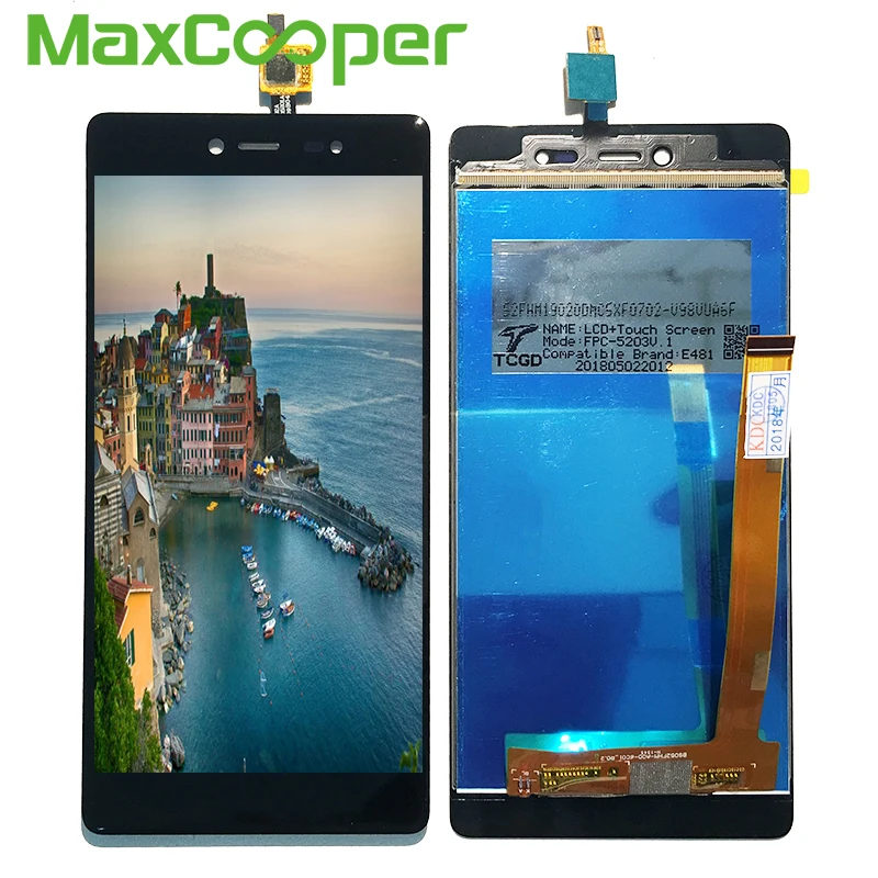 5 шт./лот высшее качество 0 &quotдля Lanix Ilium L1200 сенсорный экран дигитайзер и жк