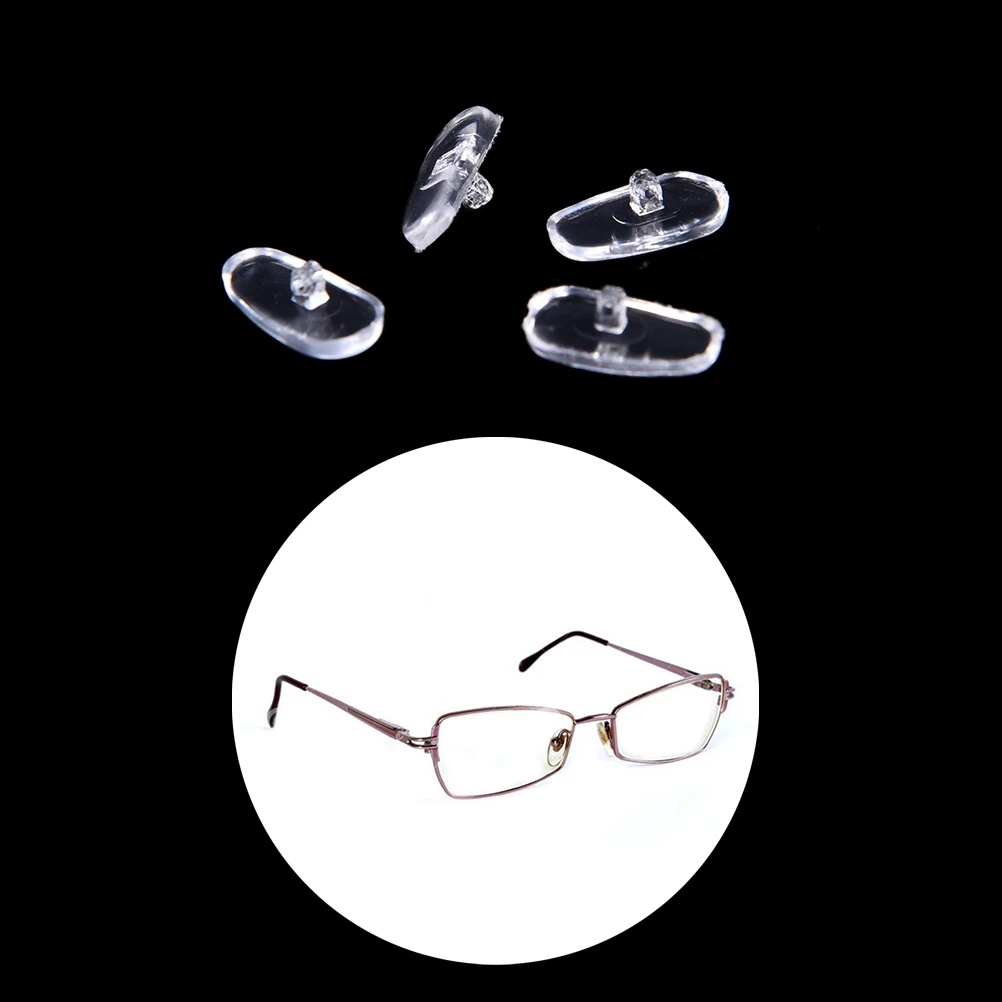 

50 Pairs Anti Slip Silicone Nose Pads For Eyeglasses Sunglass Glass Spectackles Anti-Slip Tools