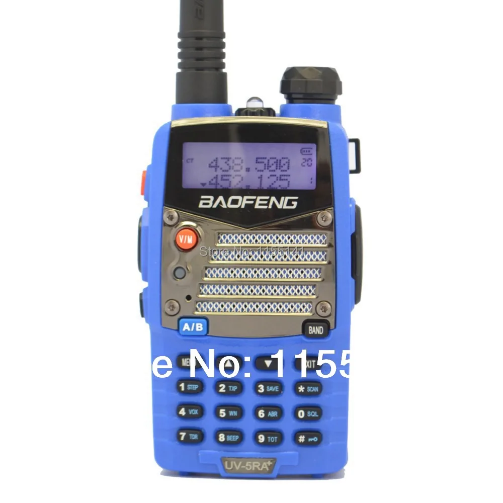 

New 2016 Blue BAOFENG UV-5RA+ Plus Walkie Talkie 136-174MHz&400-520 MHz Two Way Radio with Free Shipping+Free Earpiece