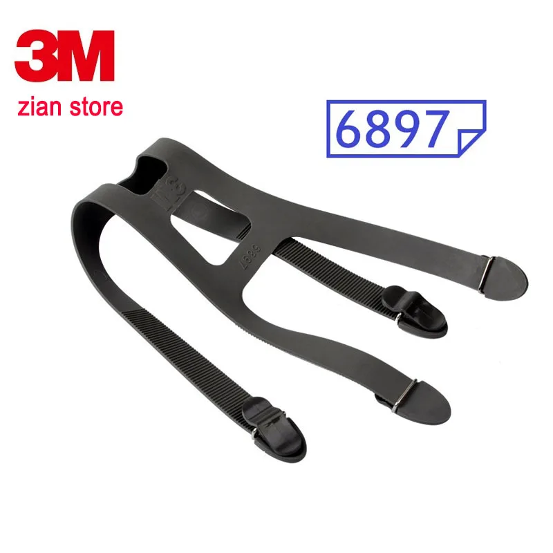 3M 6897 повязка на голову комбинация 6800/6700/6900 полная маска респиратор установка резиновая регулируемая лента маска аксессуары