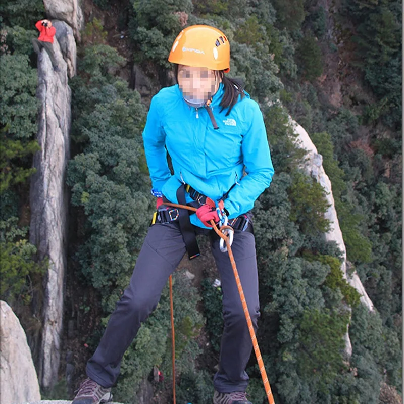 Высокое качество спуска скалолазания 8 Форма Открытый рок карабины Abseiling вниз