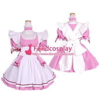 lockable sissy maid dress cotton uniform tailor made g1613