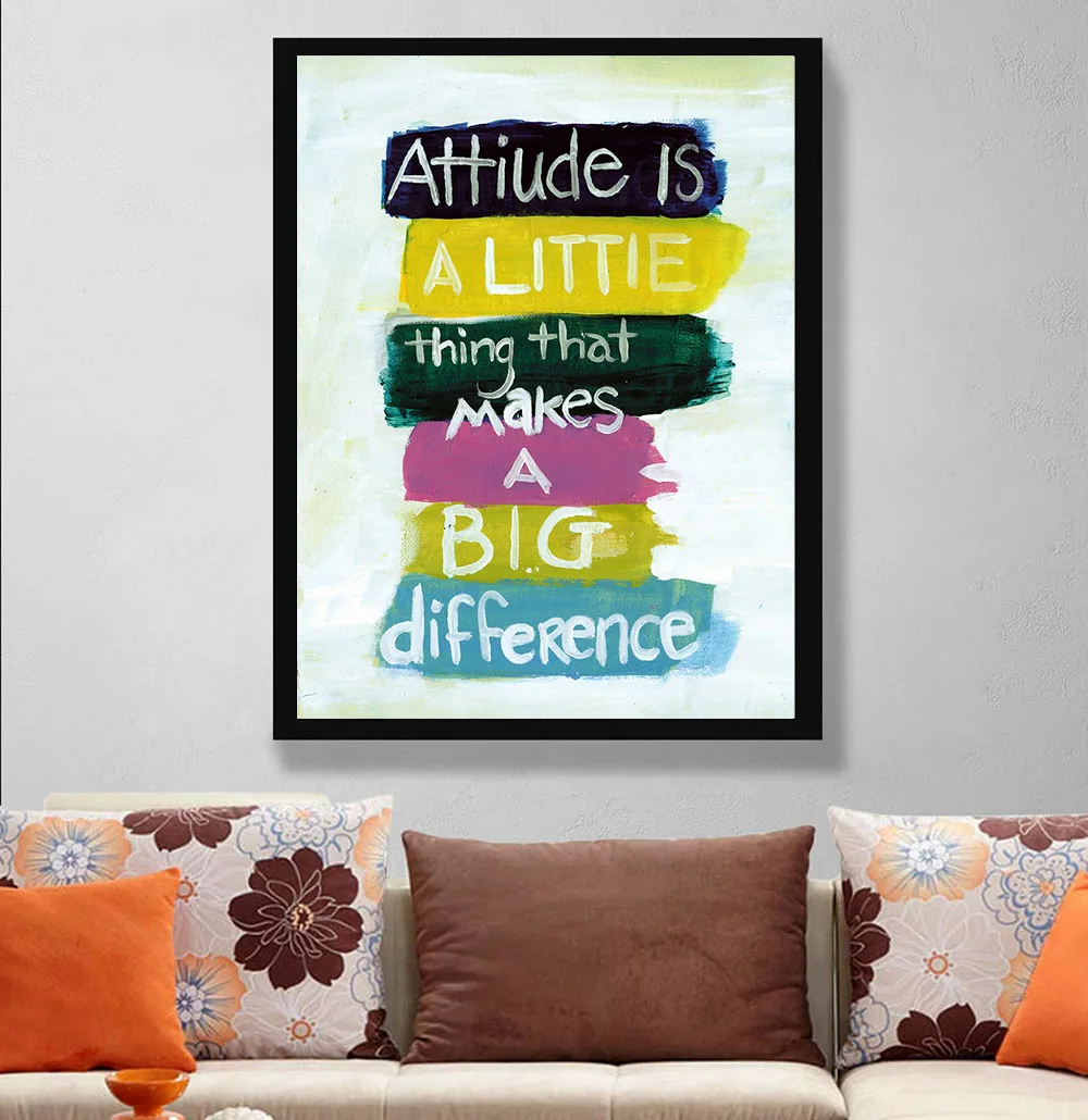 Успех-Мотивационная Цитата жизни минималистичное искусство холст плакат печать