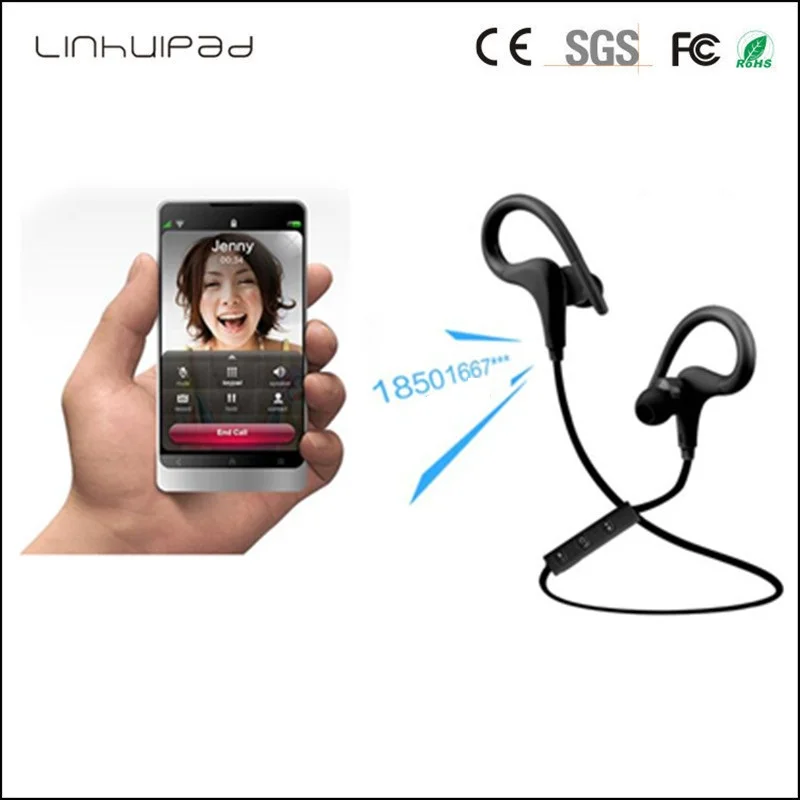 Linhuipad 4 1 беспроводные Bluetooth наушники бас Музыка HIFI стерео Беспроводные спортивные