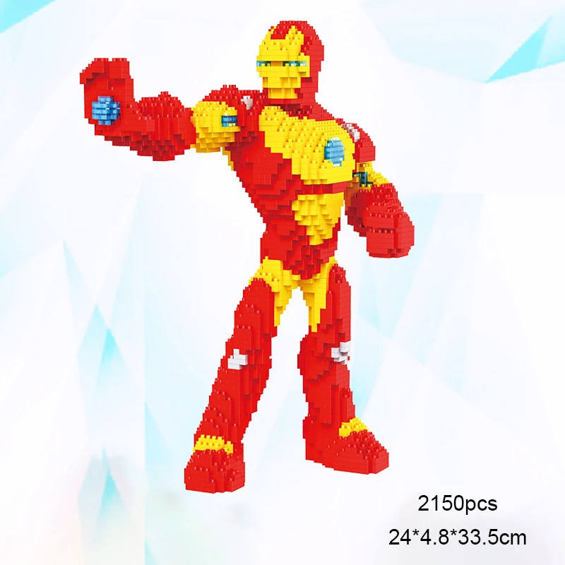 Marvel Hero серия маленькие частицы строительные блоки игрушки 2000 шт Детские