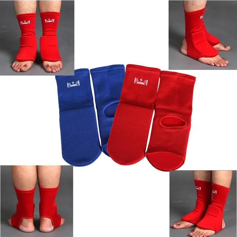 2017 hotsale Boxing instep guard for adult child Professional MMA ankle support TKD muay thai sport socks foot protector pads