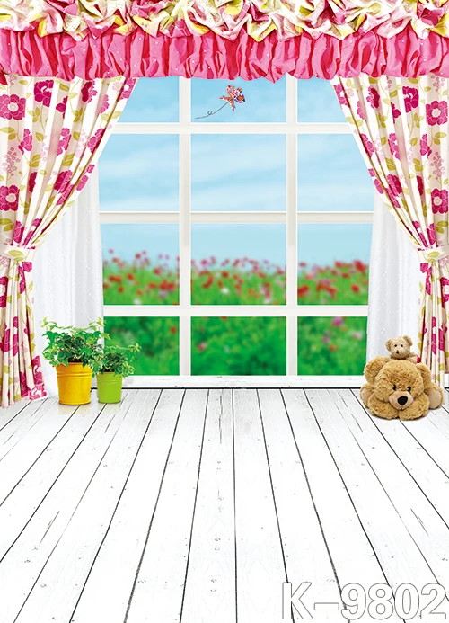 

3x5 футов занавески фото виниловые фоны для детей окна фотография фоны с компьютерной печатью деревянные фотографии