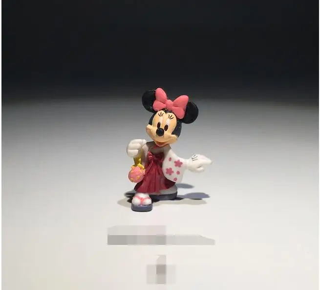 60 шт. 3 см классическое кимоно Минни Маус маленькая фигурка игрушки subminiature ПВХ