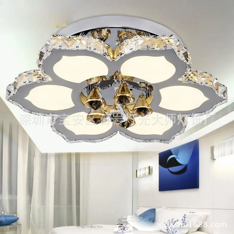 Светодиодная Современная Минималистичная потолочная лампа для спальни гостиной Круглый скандинавский