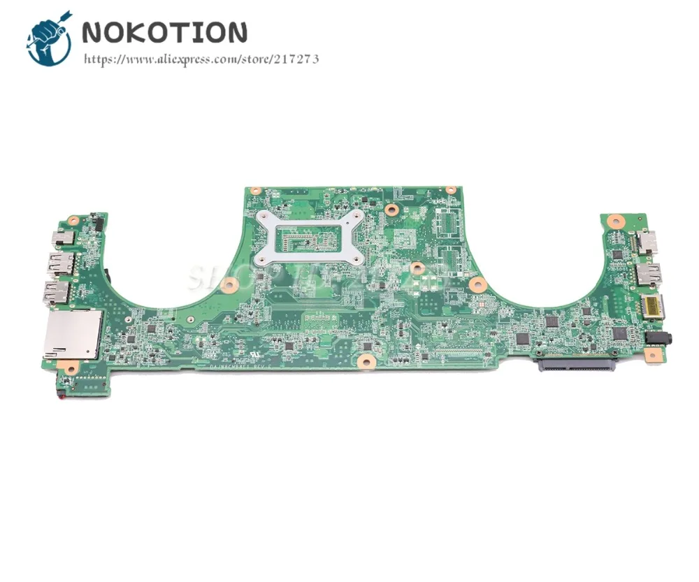 NOKOTION ноутбук материнская плата для Dell Vostro 5470 DAJW8CMB8E1 CN-0FX16M 0FX16M основная плата SR170 i5-4200U Процессор UMA MB