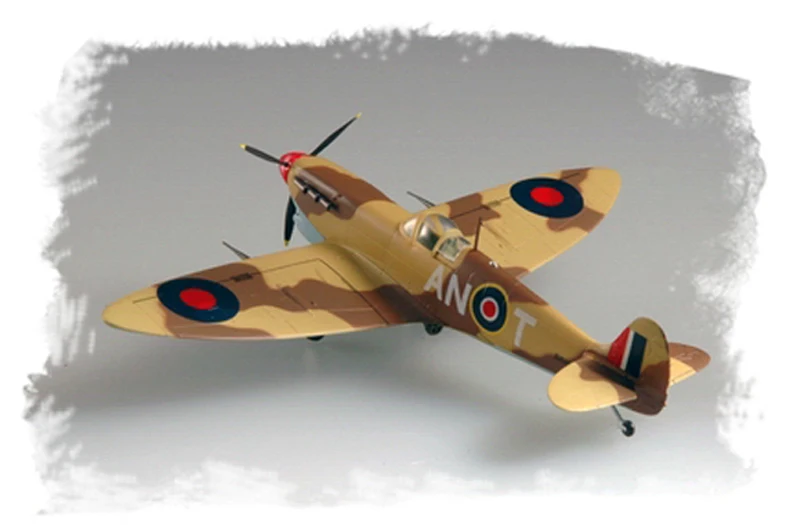 EASYMODEL Масштаб Модель 37216 1/72 масштаб самолет Spitfire собранная модель завершена не