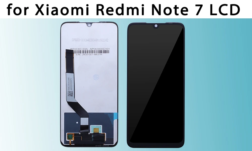 6," для Xiaomi Redmi Note 7 ЖК-дисплей сенсорный дигитайзер сборка Snapdragon 660 для Redmi Note7 ЖК-дисплей