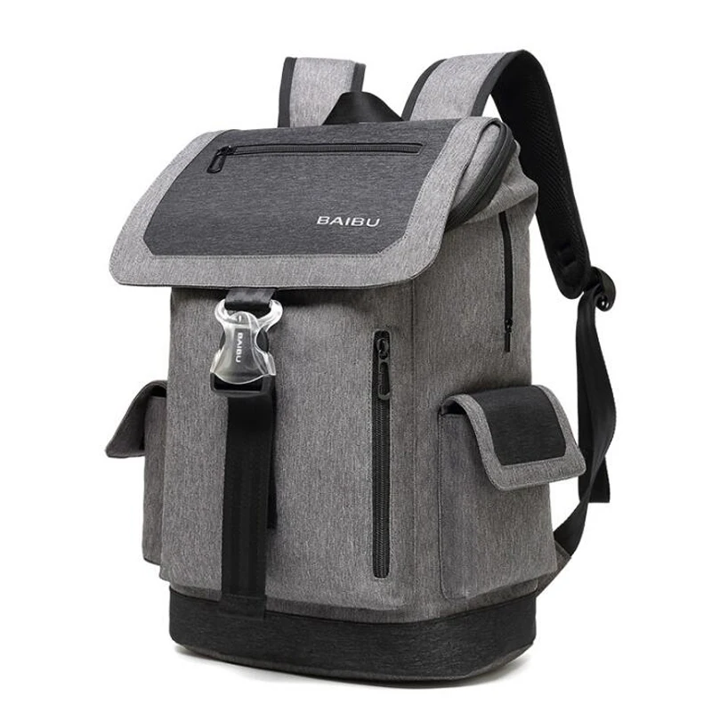 USB Unisex Design Backpack Book Bags for School Casual Rucksack Daypack Oxford Canvas Laptop Fashion Man Backpacks | Багаж и сумки