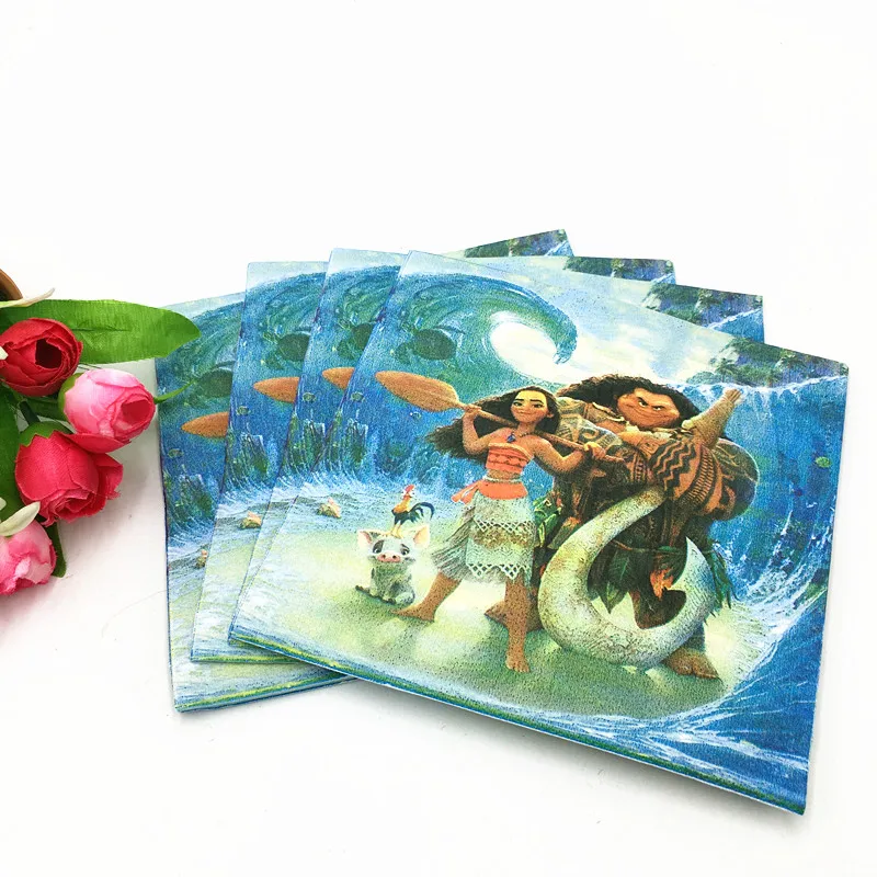 20 шт./лот салфетки с миньонами вечерние для дня рождения одноразовые | Дом и сад