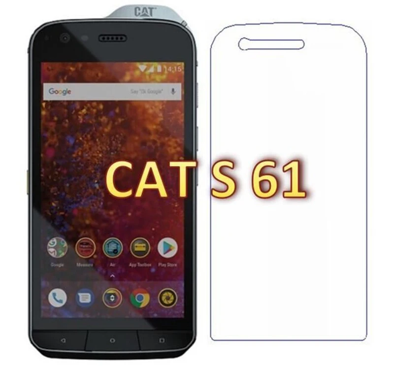 Закаленное стекло пленка для CAT S61 Защитная экрана 9H закаленное защитное