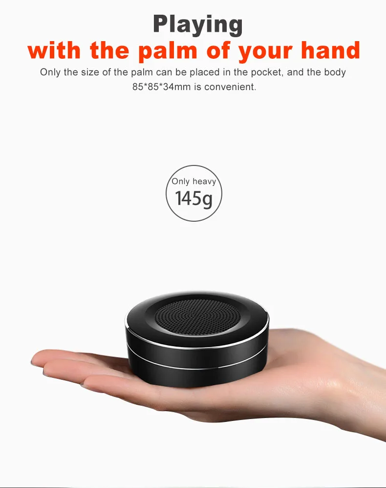 Portable Wireless Mini Bluetooth Speakers Handsfree Subwoofer Audio Gift Support TF AUX USB Hifi Speaker Stereo Loudspeaker K2