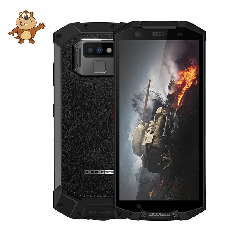IP68/IP69K Водонепроницаемый DOOGEE S70 Lite телефона Беспроводной зарядка NFC 5500 мА/ч 12V2A Quick