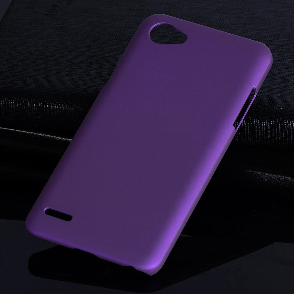 Матовая Пластик Coque 5.5For Lg Q6 чехол для Lg Q6 Q6a плюс альфа M700 M700a телефона чехол-лента на заднюю панель - Цвет: Purple