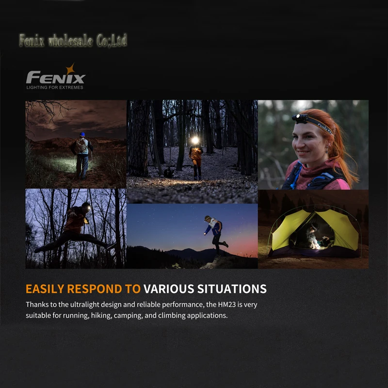 Fenix HM23 Cree нейтральный белый светодиодный водонепроницаемый налобный фонарь Max 240