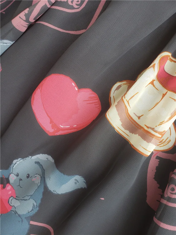 Платье в стиле Лолиты; милое платье в японском стиле Kawaii для девочек; платье принцессы; винтажная Готическая Детская кукла; кружевная Темно-Синяя Женская юбка с бантом и оборками
