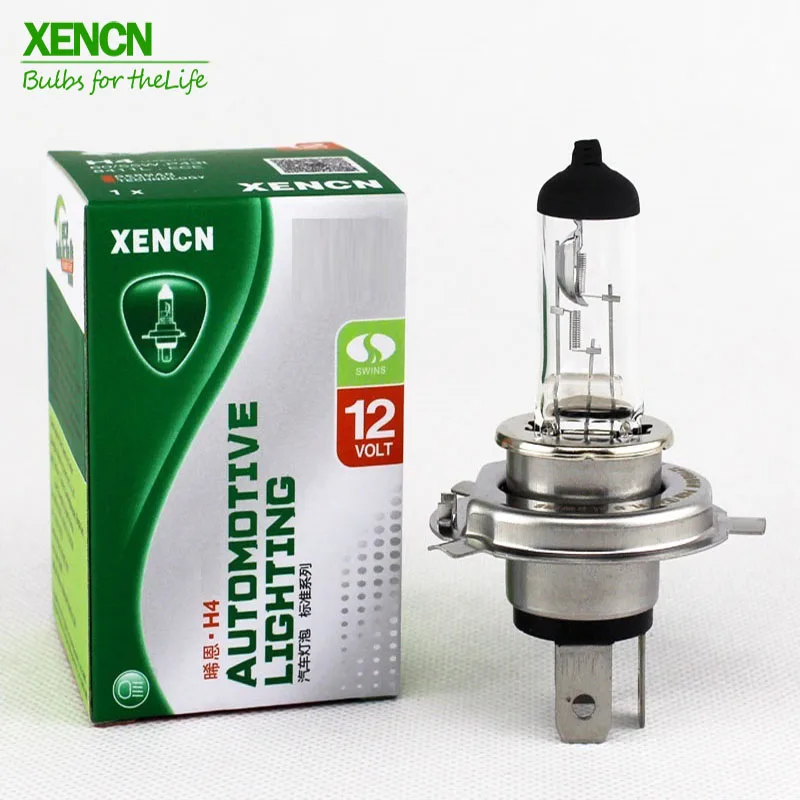 XENCN H4 P43t 12V 100/90W 3200 к прозрачные серии внедорожный Стандартный яркий автомобиль головной светильник галогенная лампа бренд лампы для передних автомобильных