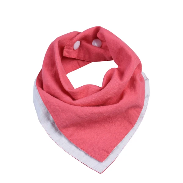 KM0002-1 Модный двусторонний муслин и хлопок детские нагрудники Unsiex аксессуары для новорожденных бандана нагрудники мягкий шарф с треугольниками для малышей - Цвет: KM0002-1