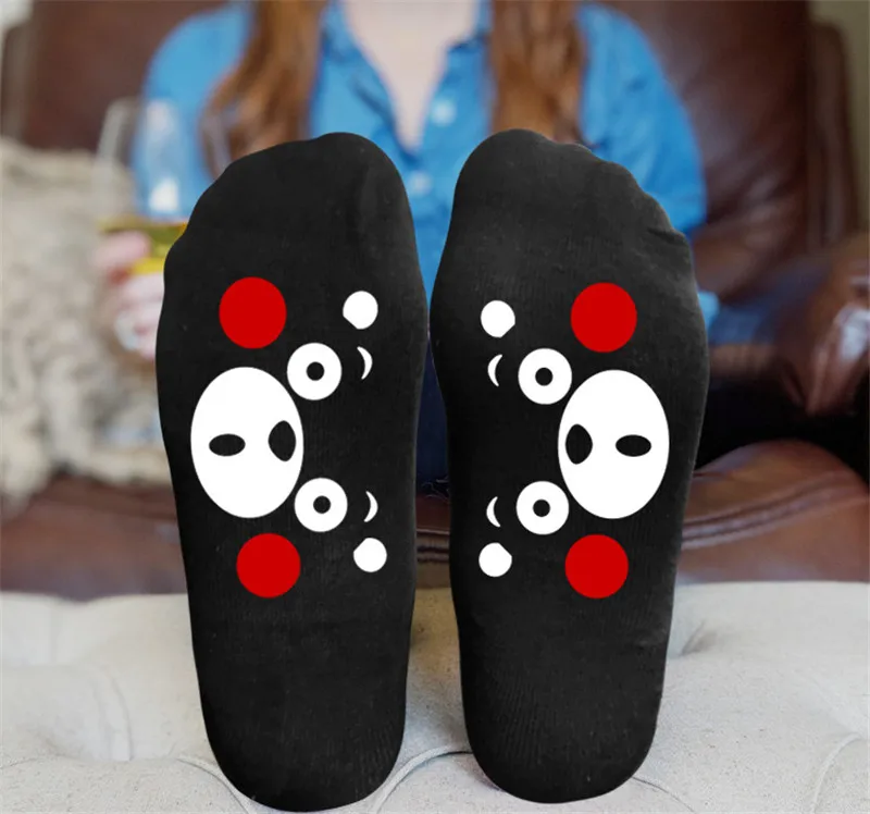 Kumamon носки с принтом медведя хлопковые осенние носки пружина для мужчин и женщин Подарок Удобные