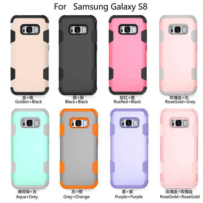 Чехлы для телефонов Samsung Galaxy S8 S9 S10 Plus S10E Note 8 Note9 противоударные гибридные