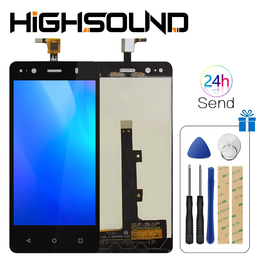 Для BQ Aquaris M4.5 ЖК дисплей + сенсорный экран стеклянная панель дигитайзер сборка для