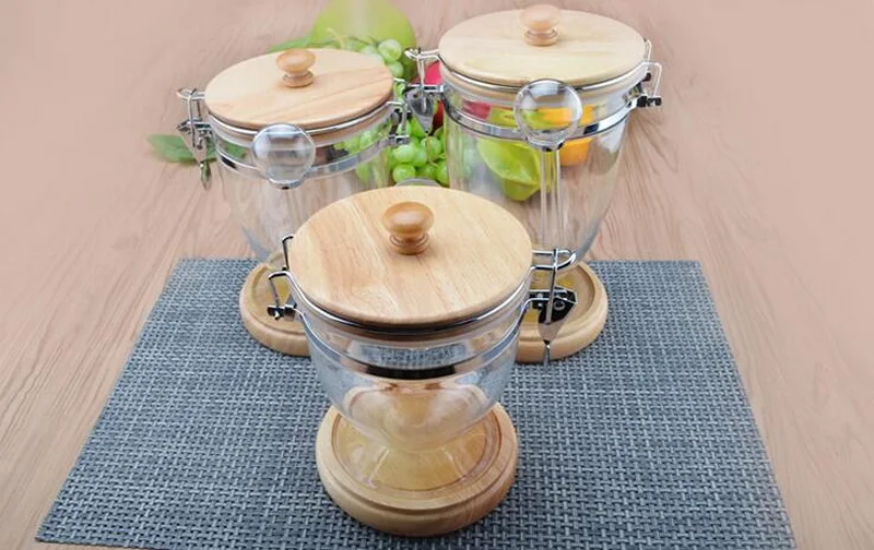 Бытовые Герметичные банки бутылка для хранения кофейных зерен сухофруктов