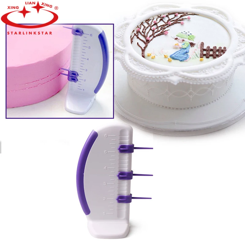 1 шт. пластиковая линейка для торта маркер декоратор гирлянда инструменты