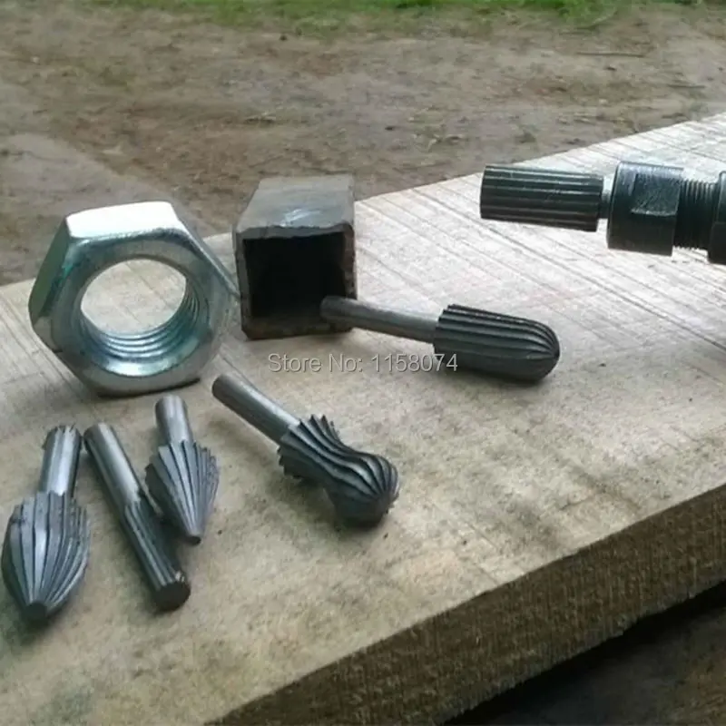 6 шт. 6mm1/4 &quotротационный набор заусенцев ротационные напильники высокоскоростные