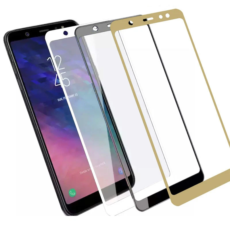 Защитное стекло для Samsung Galaxy A6 Plus Защита экрана закаленное A6plus A 6 защитная пленка |
