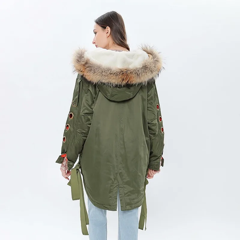 Куртка TWOTWINSTYLE с капюшоном длинным рукавом и шнуровкой|jacket coat|hooded jacket coathooded |