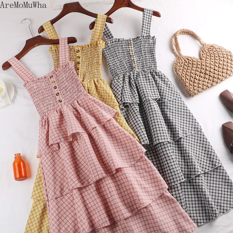 Женское облегающее платье AreMoMuWha на бретельках с открытыми плечами без рукавов