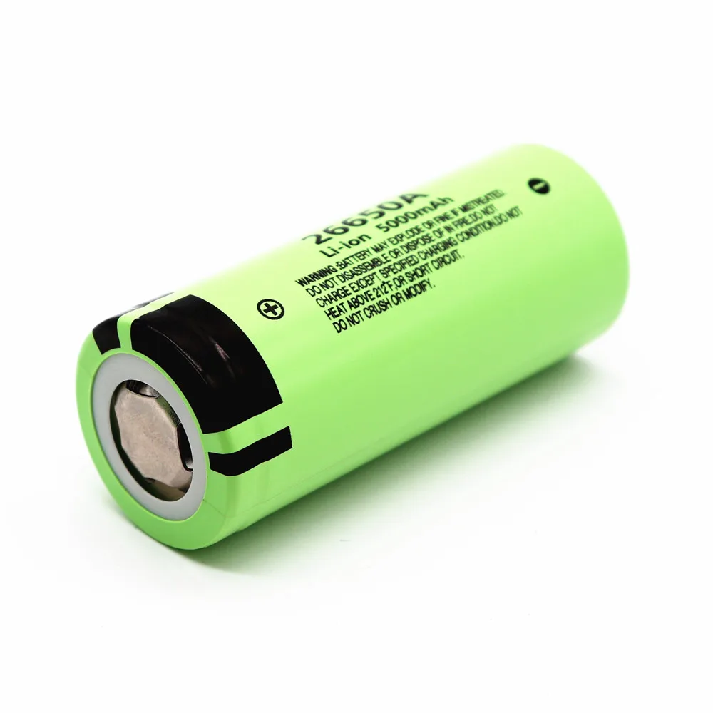 Большая емкость Оригинал 26650 литиевая батарея 5000mAh 50A разрядка подходит для Panasonic