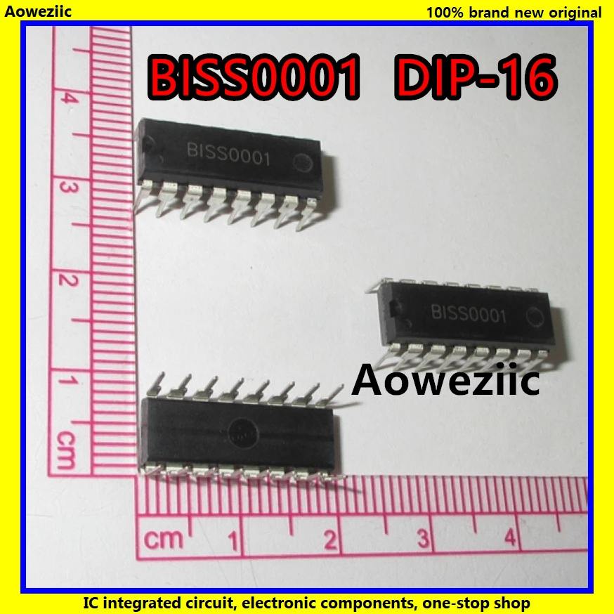 10 шт./лот BISS0001 DIP 16 инфракрасный датчик сигнала Процессор ic новый оригинальный