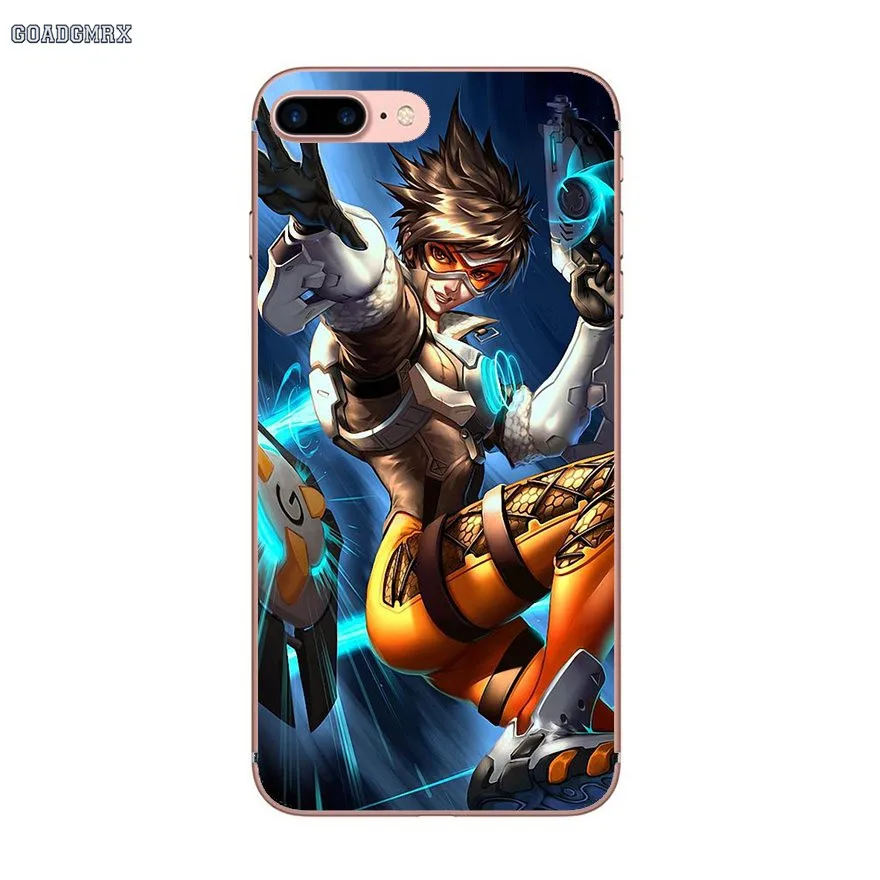 image 6 Overwatch genji D. va For Samsung Galaxy A10 A30 A40 A50 A60 A70 A6 A8 A9 plus A6S A9S A8 A9 Star Lite TPU Transparent Case - Цвет: image 6