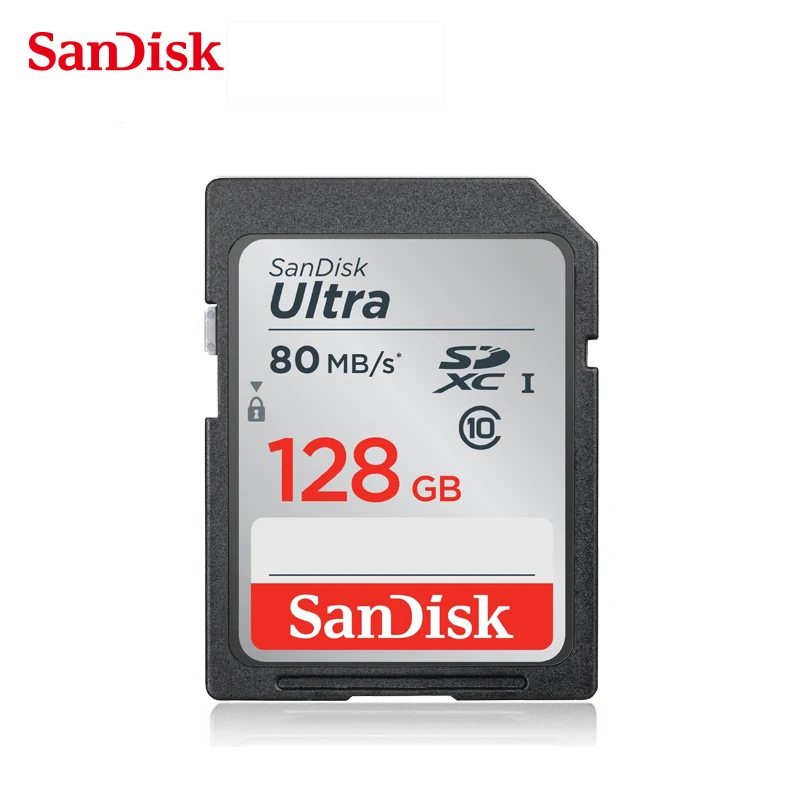 SDUNC-128G Sandisk SD карты Class10 16 Гб оперативной памяти, 32 Гб встроенной памяти, 64 ГБ 128 80 МБ/с. TF карты флэш-памяти реальные Ёмкость палка для однообъективных цифровых зеркальных фотокамер Камера - Емкость: SDUNC-128G