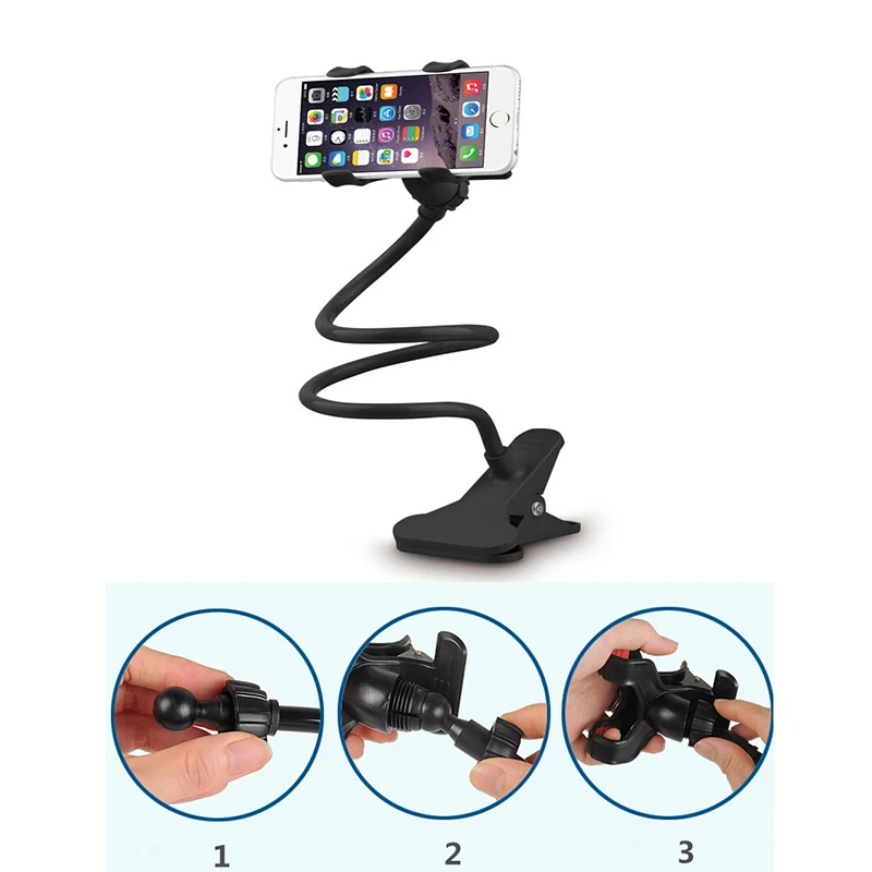 Гибкая настольная подставка для телефона и планшета держатель iPhone Pad Mini Air Samsung