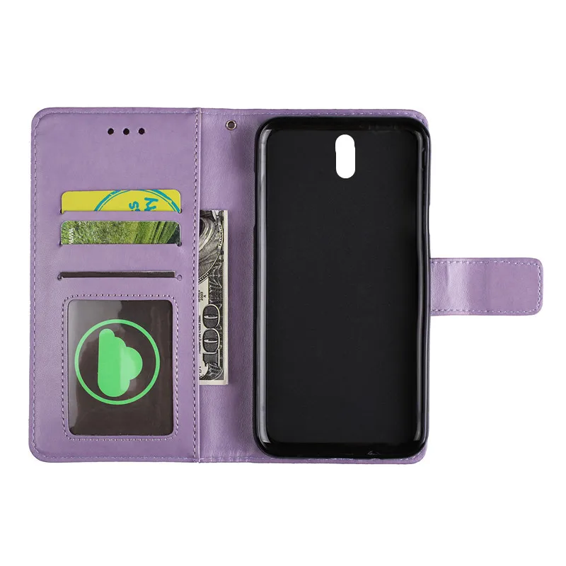 Роскошный цветок кожа флип Fundas бренд Чехол для Coque Samsung Galaxy J3 J5 J7 J330 j530 j730 ЕС Версия чехол Капа