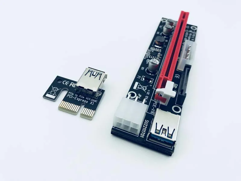 PCI E 1x до 16x переходная карта USB 3 0 кабель в 1 SATA 4 контакта 6 контактов 30 см 60 источник