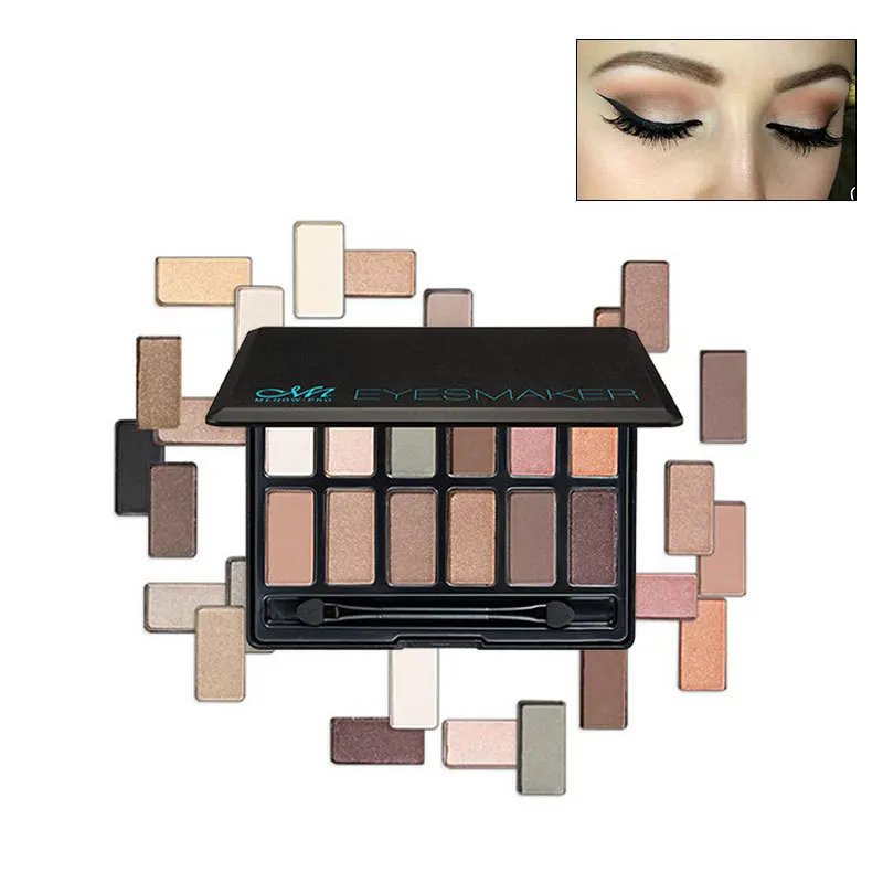 Menow бренд Make Up Set обнаженной тени для век Палитры и мягкая голова Подводка для глаз и Водонепроницаемый для бровей Косметическая пудра косметический набор Прямая поставка 5341