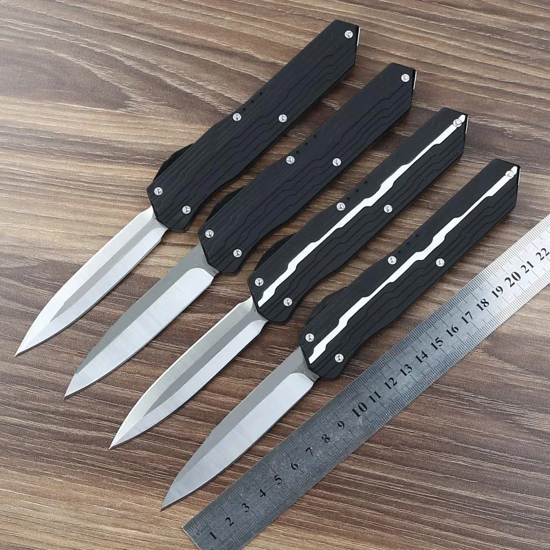 RIUU сделано Munroe Cypher D2 blade 7075 авиационная алюминиевая ручка для кемпинга выживания