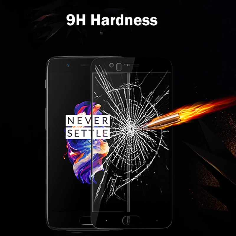 MAKAVO закаленное стекло для OnePlus 5 5T защита экрана 2.5D полное покрытие Защитная