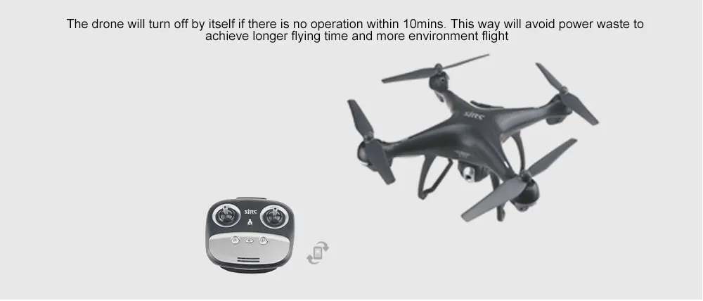 SJRC S70W Радиоуправляемый Дрон 1080 P 720 P WiFi FPV двойной gps модуль высота удерживайте за мной Безголовый режим