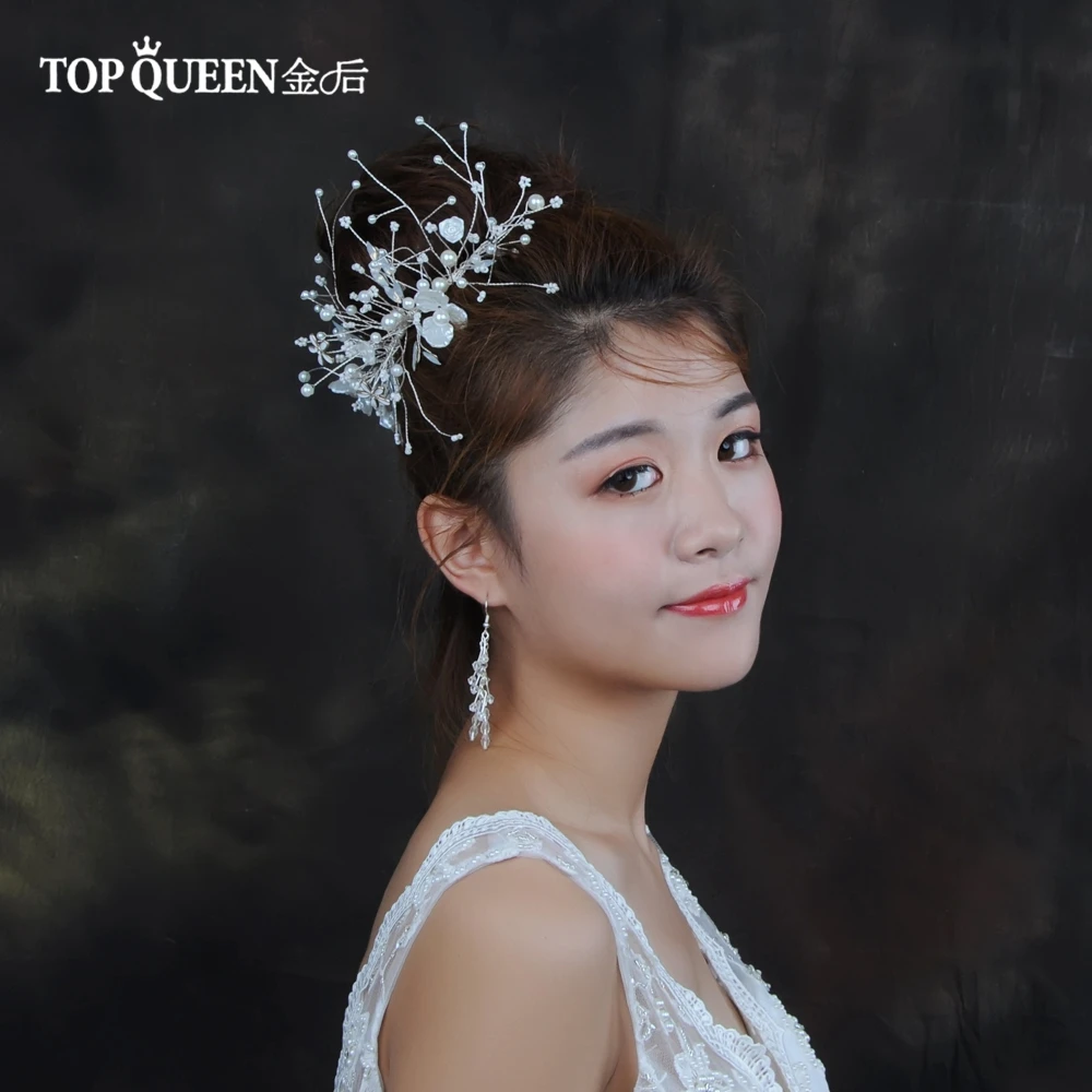 TOPQUEEN свадебная корона свадебные украшения для волос Оптовая продажа аксессуары