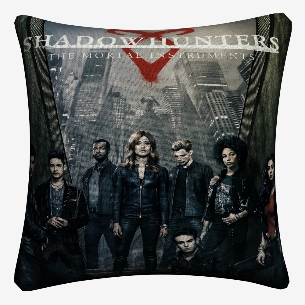 Чехлы для подушек из хлопка и льна Shadowhunters The Mortal Instruments 45x45 см мягкий чехол подушки